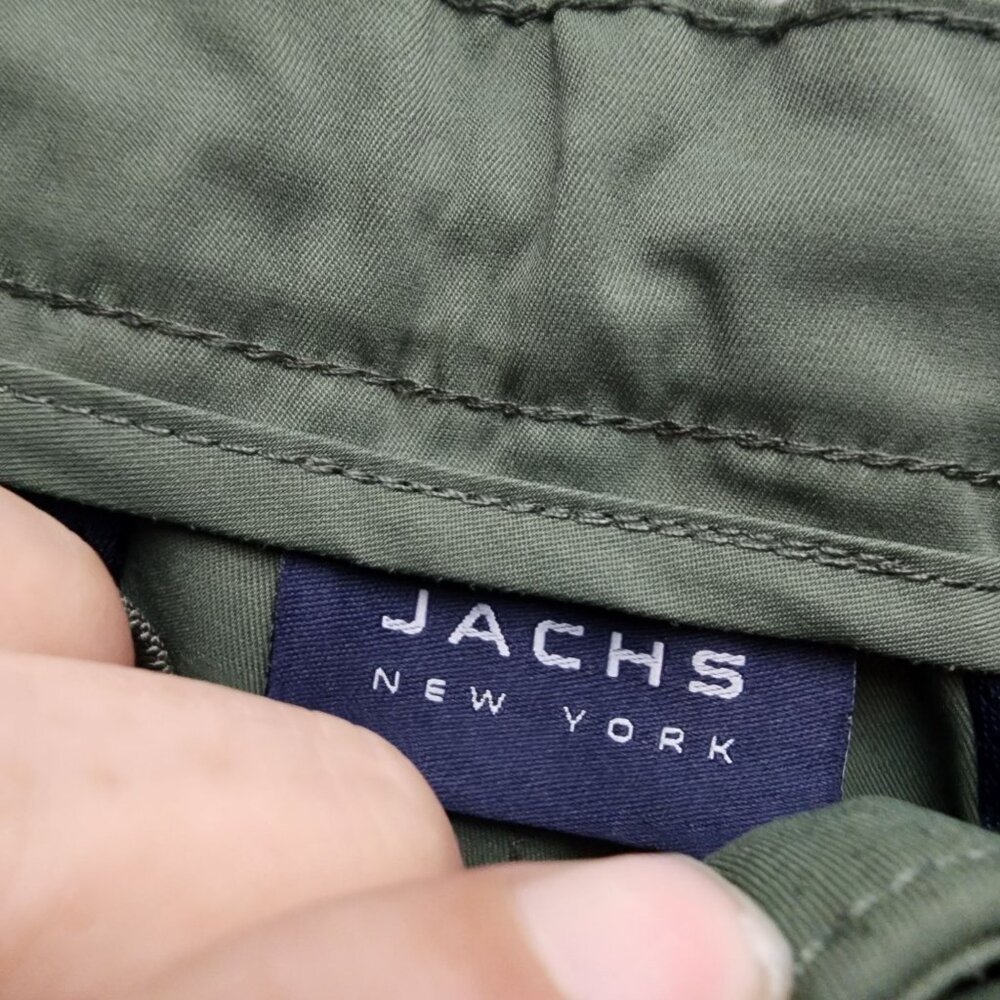 Jachs Shorts Mens 44 Olive Green Stretch High Rise Performance *NWT* - Picture 3 of 15